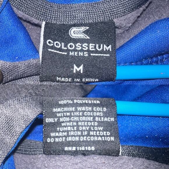 Men's Colosseum Duke Blue Devils Hoodie Sweatshirt Gray Heather Graphite Medium - Picture 10 of 10